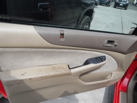 2001 HONDA CIVIC LX RED 2DR 1.7L AT A17572